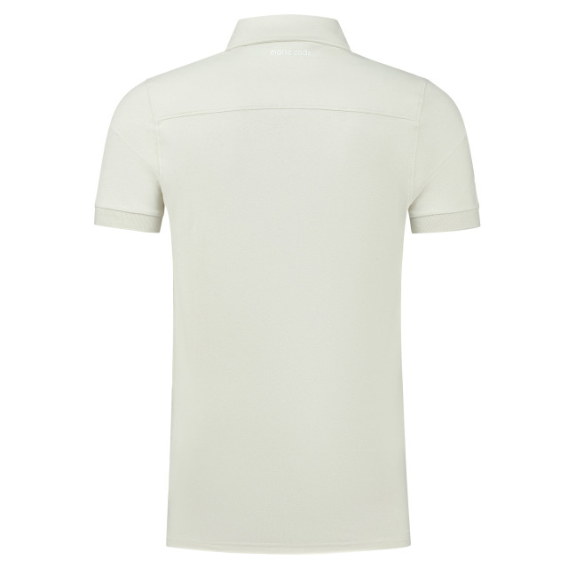 Morse code Polo met korte mouwen 094313-001-M large