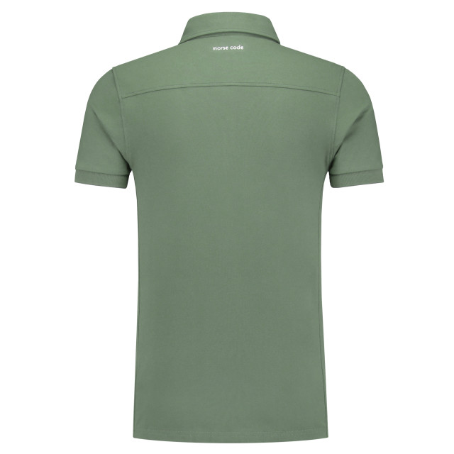 Morse code Polo met korte mouwen 094317-001-M large