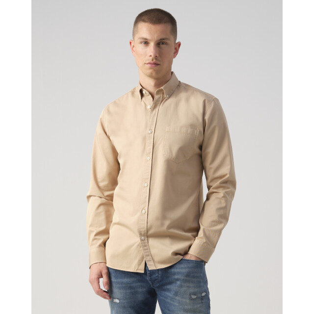 J.C. Rags Rexton casual overhemd met lange mouwen 093568-004-XXL large