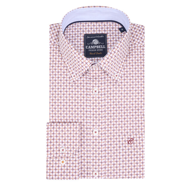 Campbell Casual overhemd met lange mouwen 093578-001-L large