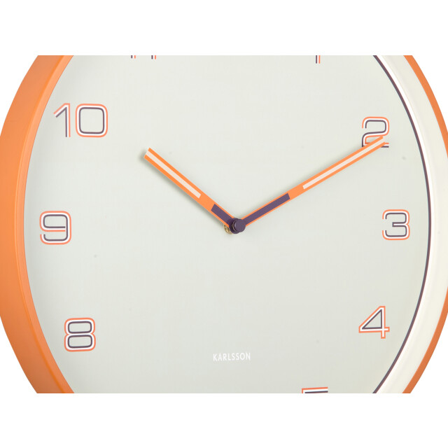 Karlsson wandklok lined numbers helder- Ø40cm 2946556 large