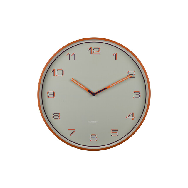 Karlsson wandklok lined numbers helder- Ø40cm 2946556 large