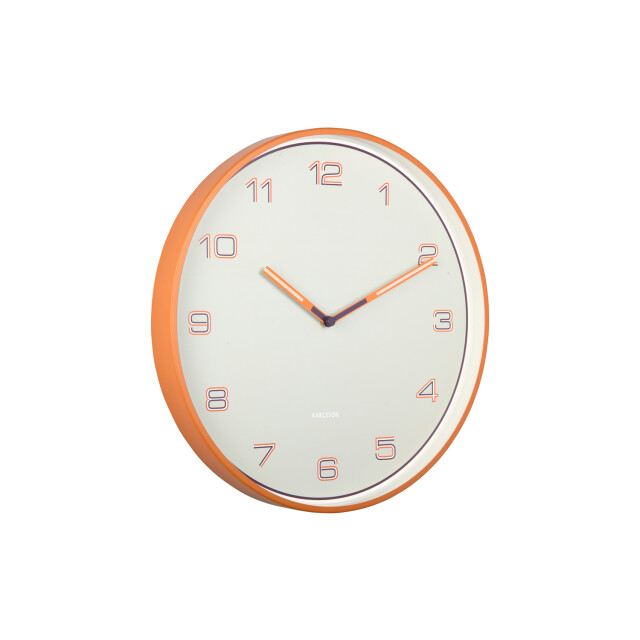 Karlsson wandklok lined numbers helder- Ø40cm 2946556 large