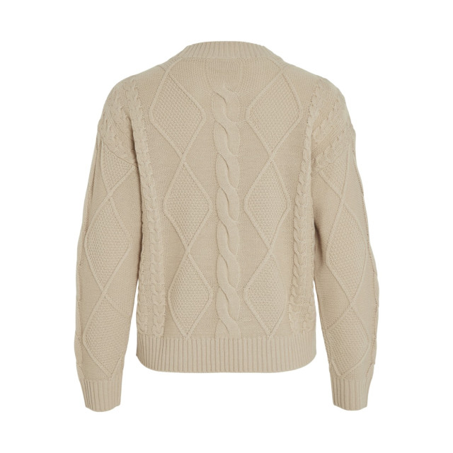 Vila Vilou o-neck ls cable knit top n beige 4219.05.0008 large