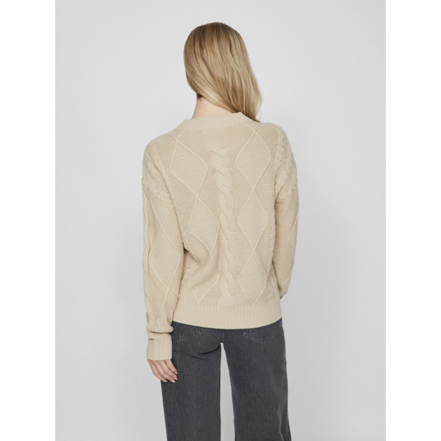 Vila Vilou o-neck ls cable knit top n beige 4219.05.0008 large