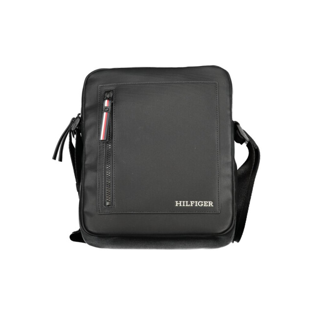 Tommy Hilfiger Schoudertas met verstelbare band Tommy Hilfiger Zwarte Schoudertas Met Verstelbare Band large