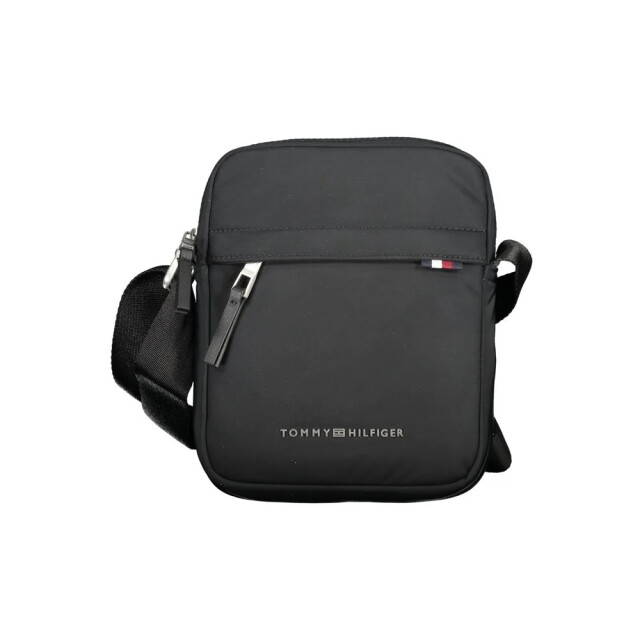 Tommy Hilfiger Schoudertas met verstelbare band Tommy Hilfiger Zwarte Schoudertas met Verstelbare Band large