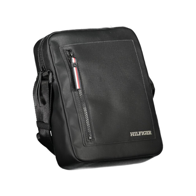 Tommy Hilfiger Schoudertas met verstelbare band Tommy Hilfiger Zwarte Schoudertas Met Verstelbare Band large