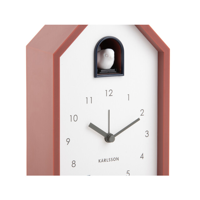 Karlsson wekker modern cuckoo rode oker 2946566 large