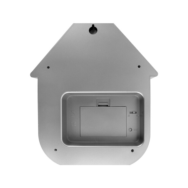 Karlsson wandklok modern cuckoo metallic metallic silver 2946891 large