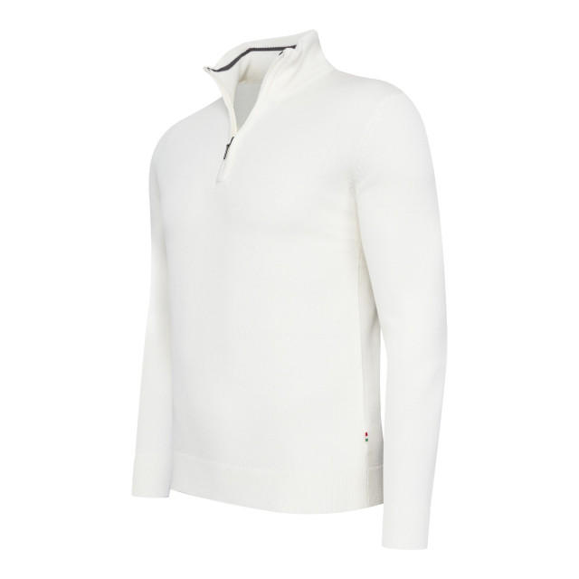 Cappuccino Italia Bergamo zip pullover bergamo-wht-M large