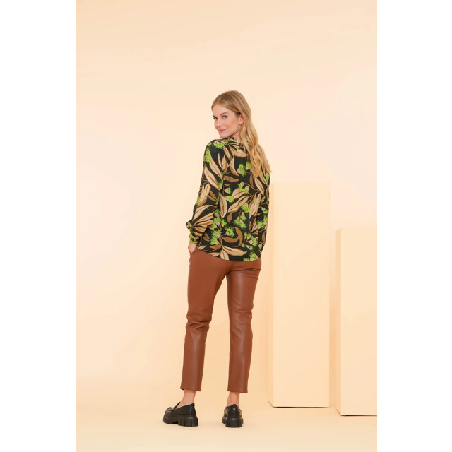 Geisha 43948-20 top black/ apple green 43948-20 top black/ apple green large