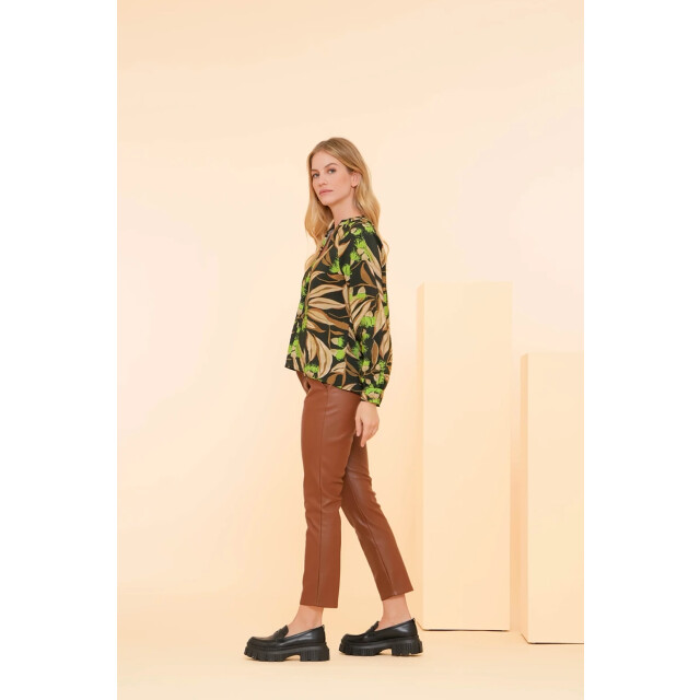 Geisha 43948-20 top black/ apple green 43948-20 top black/ apple green large