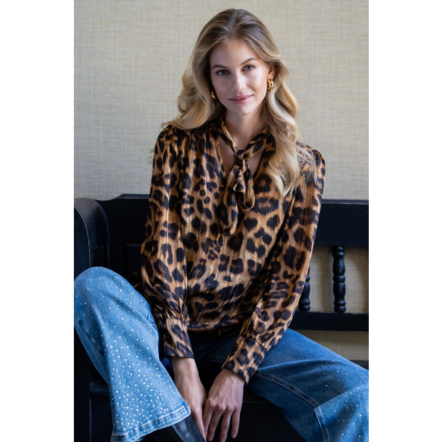 Geisha 43881-26 animal print blouse 43881-26 Animal print blouse large