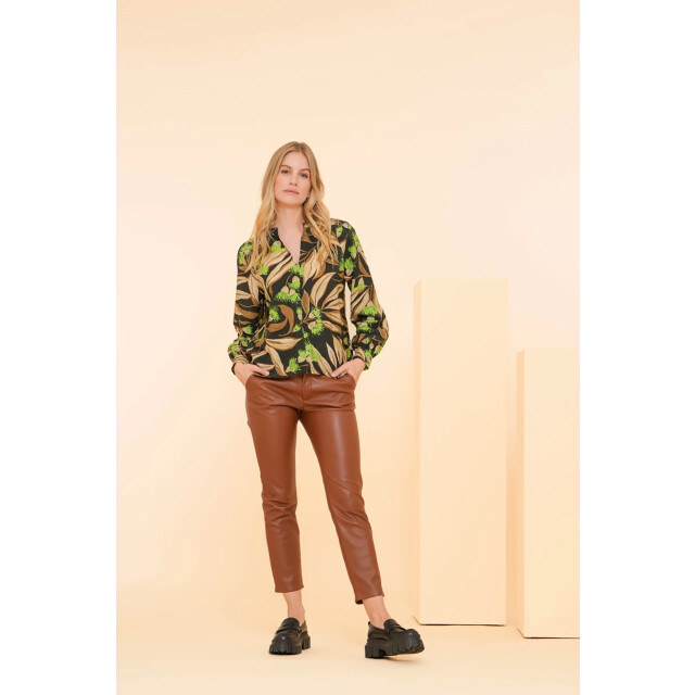 Geisha 43948-20 top black/ apple green 43948-20 top black/ apple green large