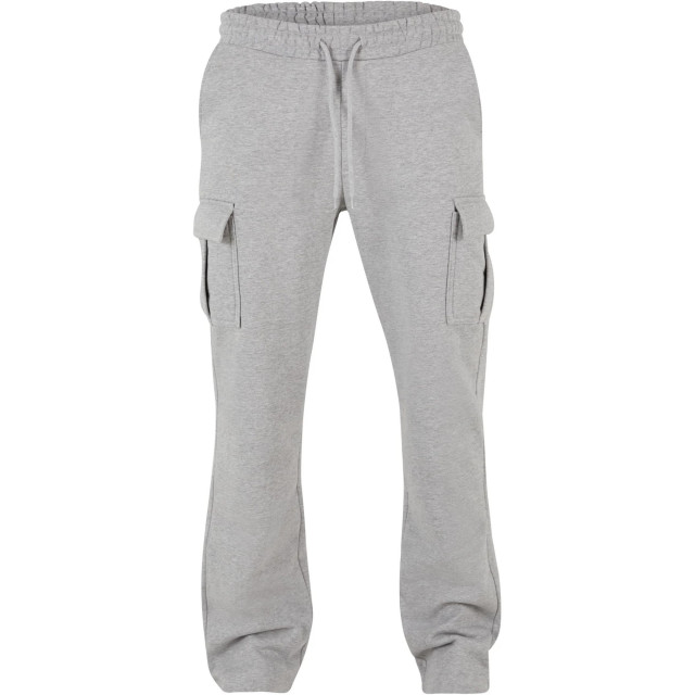 Urban Classics Heren zwaargewicht cargo rechte been sweatbroek UTTN1097_grey large