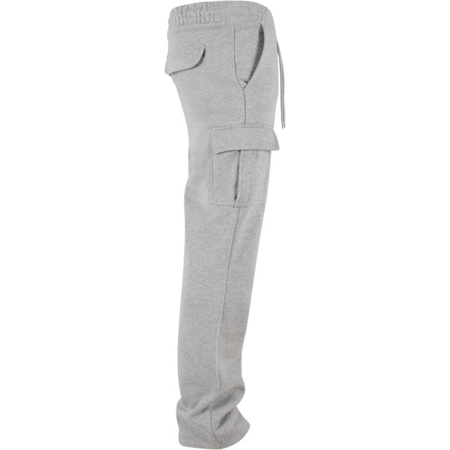 Urban Classics Heren zwaargewicht cargo rechte been sweatbroek UTTN1097_grey large