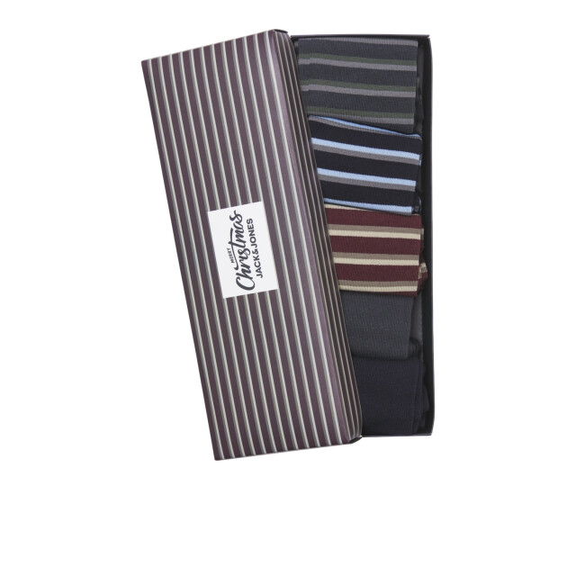 Jack & Jones Heren sokken jactheo 5-pack giftbox 12266987 large