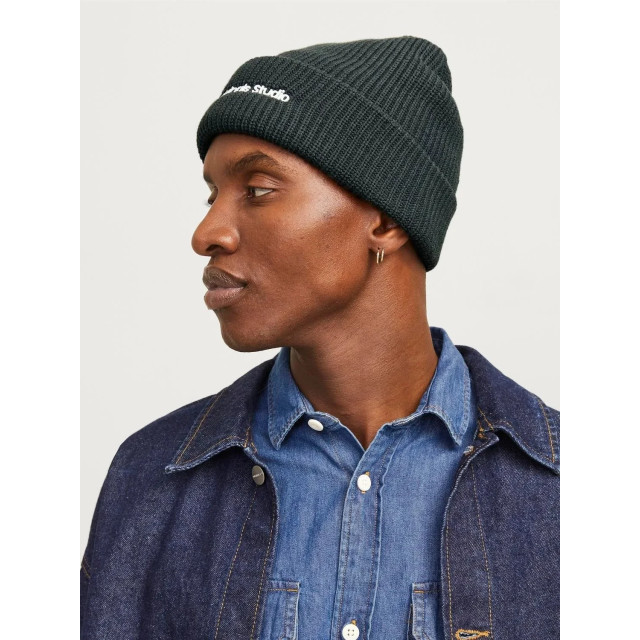 Jack & Jones Heren muts jacvesterbro beanie forest river 12261001 large