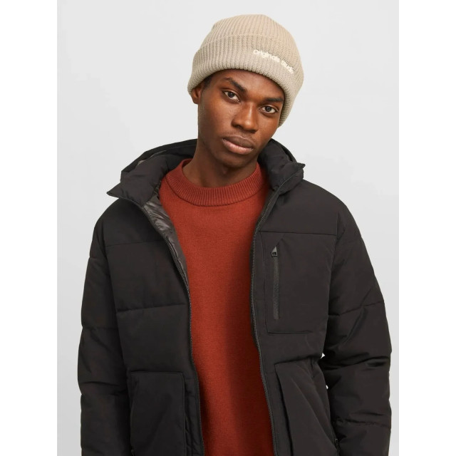 Jack & Jones Heren muts jacvesterbro beanie moonbeam 12261001 large