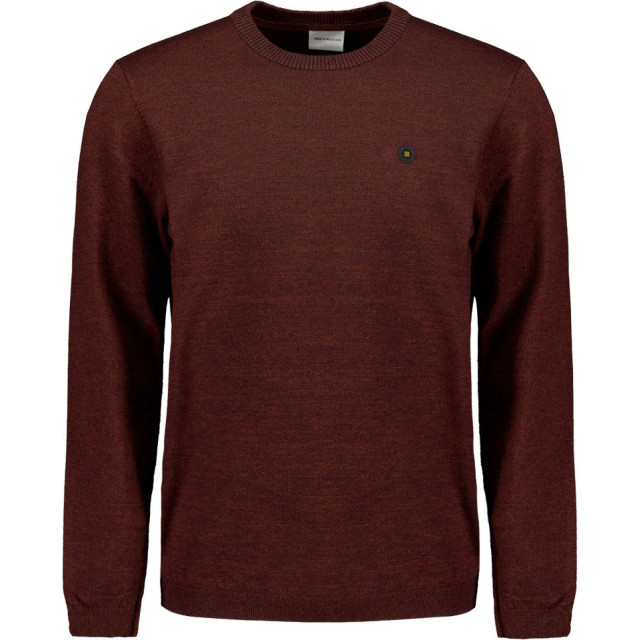 No Excess Pullover crewneck 2 coloured melang rusty 25210880SN-092 large