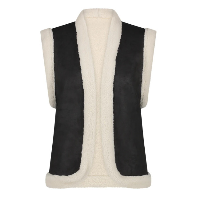 Nukus Elise teddy gilet black/ offwhite 8720922861573 large