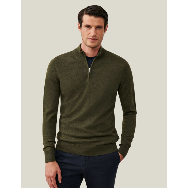 Cavallaro Merino half zip pullover truien 118245001 118245001 large