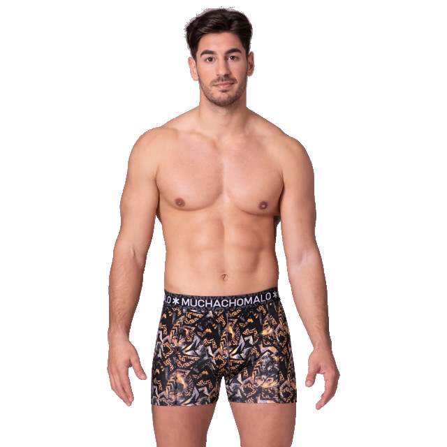 Muchachomalo Heren 3-pack boxershorts fire elements FIREELEMENTS1010-07 large