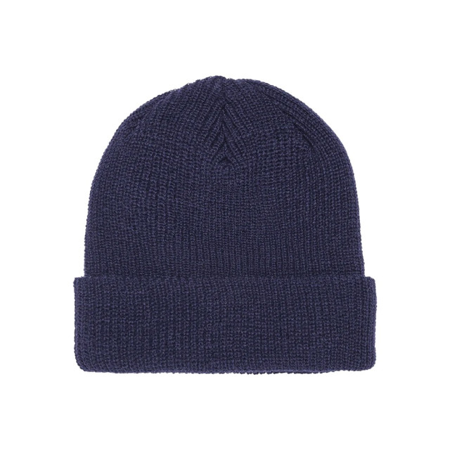 Flexfit Yp classics gebreide geribde manchet lange beanie UTTN1463_navy large