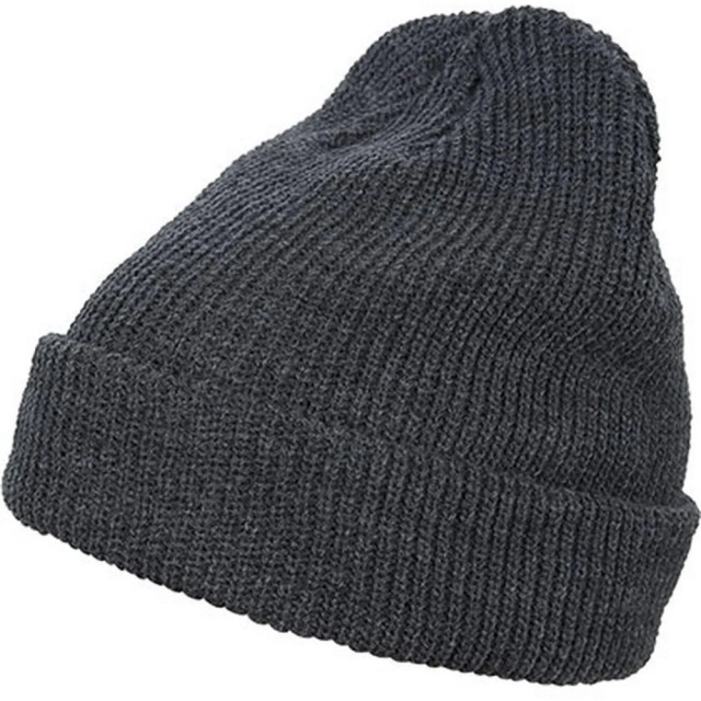 Flexfit Yp classics gebreide geribde manchet lange beanie UTTN1463_darkgrey large