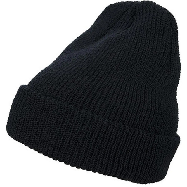 Flexfit Yp classics gebreide geribde manchet lange beanie UTTN1463_black large