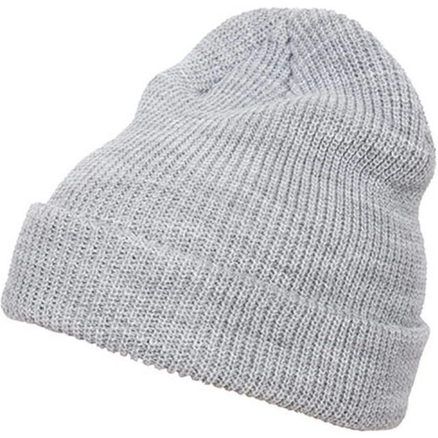 Flexfit Yp classics gebreide geribde manchet lange beanie UTTN1463_heathergrey large