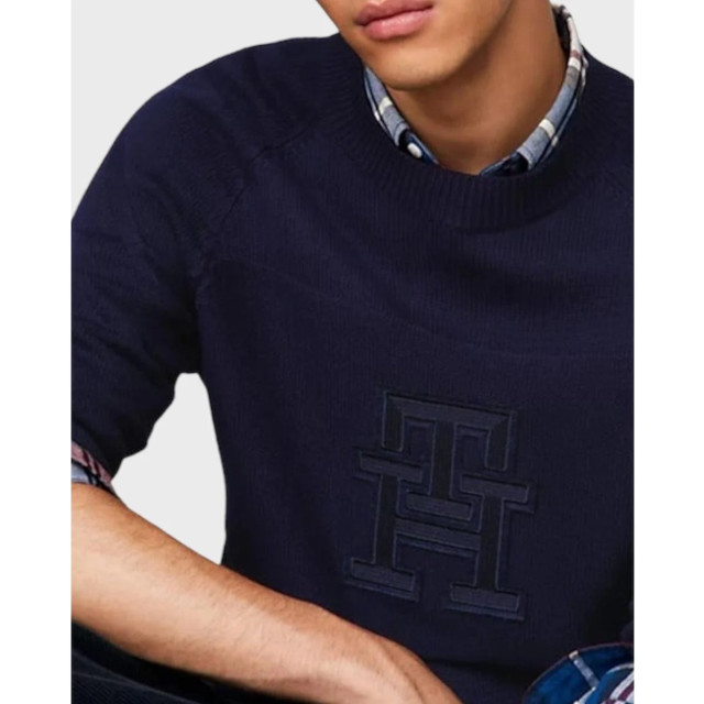 Tommy Hilfiger Trui Tommy Hilfiger Blauw Cardigan Pullover Trui large