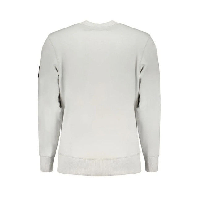 Calvin Klein Trui Calvin Klein Grijze Katoenen Crewneck Trui large