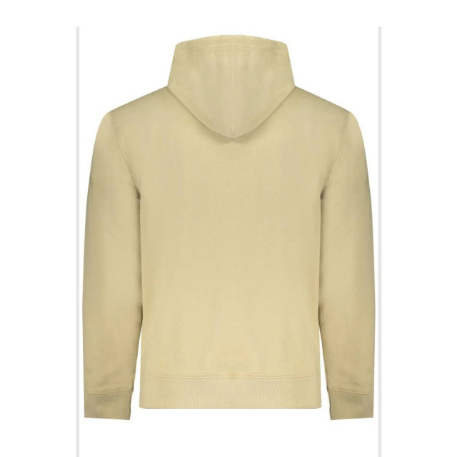 Calvin Klein Hoodie Calvin Klein Katoenen beige Logo Hoodie large