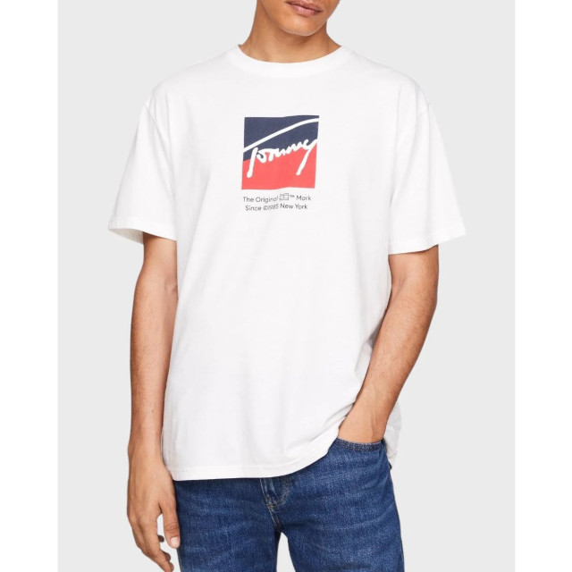 Tommy Hilfiger Tommy hilfiger t-shirt Tommy Hilfiger Wit Regular Fit T-shirt large