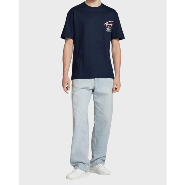 Tommy Hilfiger Tommy hilfiger t-shirt Tommy Hilfiger Blauw Street T-shirt large