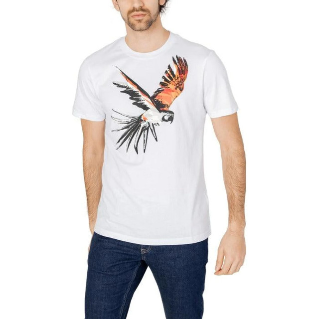 Antony Morato T-shirt Antony Morato Wit Grafisch T-shirt large