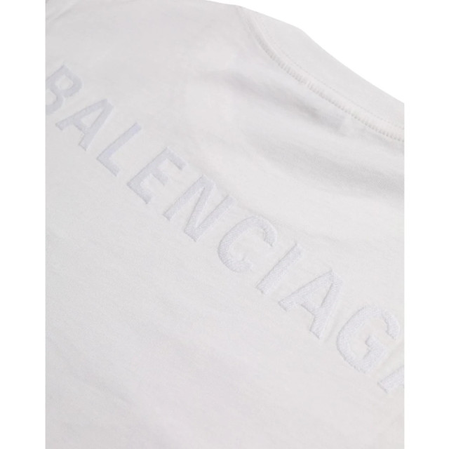 Balenciaga Geborduurd t-shirt Balenciaga Wit Geborduurd T-shirt large