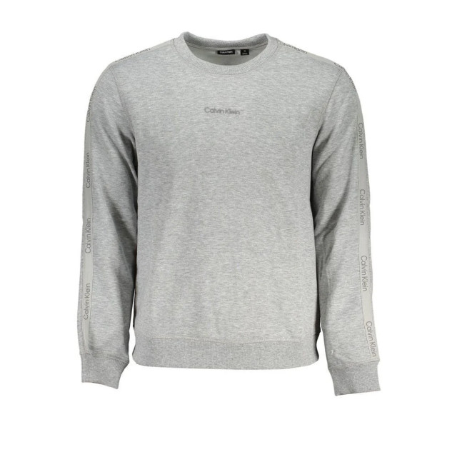 Calvin Klein Trui Calvin Klein Grijze Katoenen Crewneck Trui large