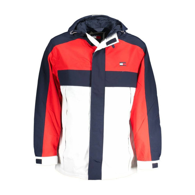 Tommy Hilfiger Rood jas Tommy Hilfiger Blauw Rood Archive Parka Jas large