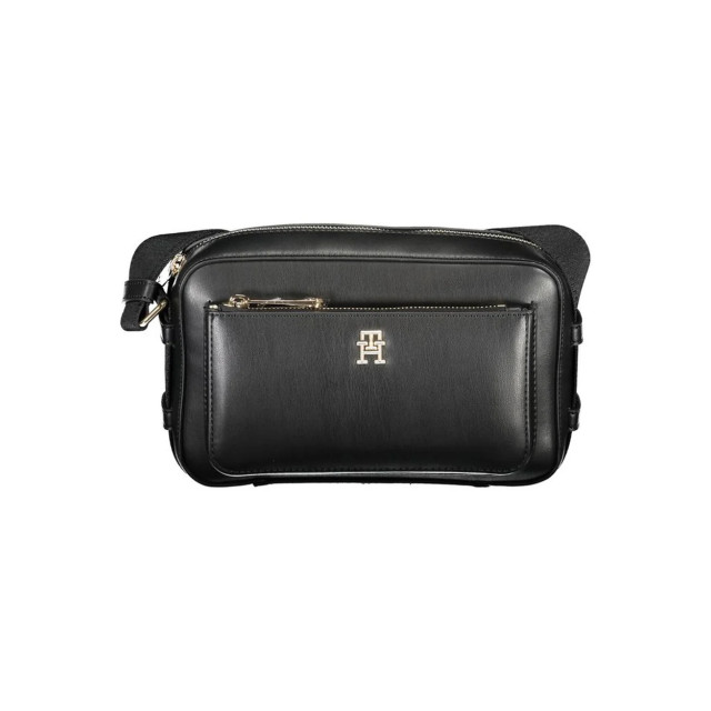 Tommy Hilfiger Handtas van polyethyleen Tommy Hilfiger Zwarte Handtas van Polyethyleen large