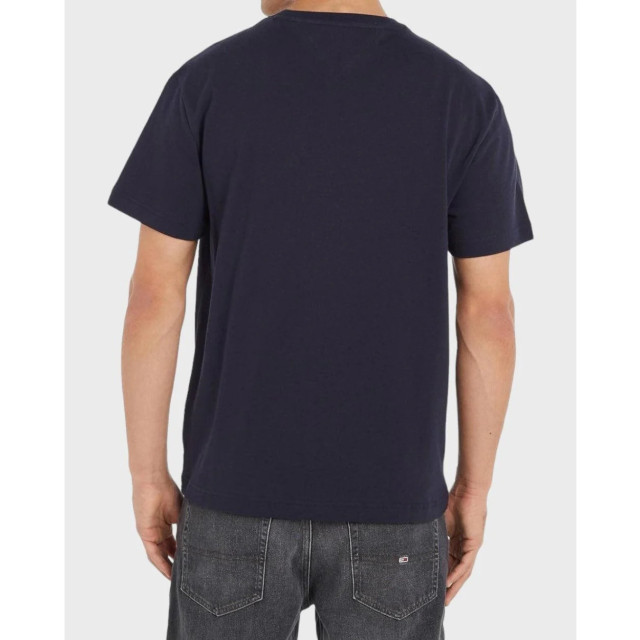 Tommy Hilfiger Tommy hilfiger t-shirt Tommy Hilfiger Blauw Signature Logo Classic T-shirt large