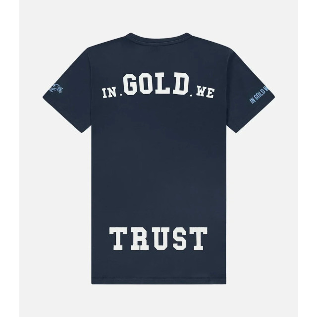 In Gold We Trust The pusha t-shirt In Gold We Trust The Pusha T-shirt Blauw large