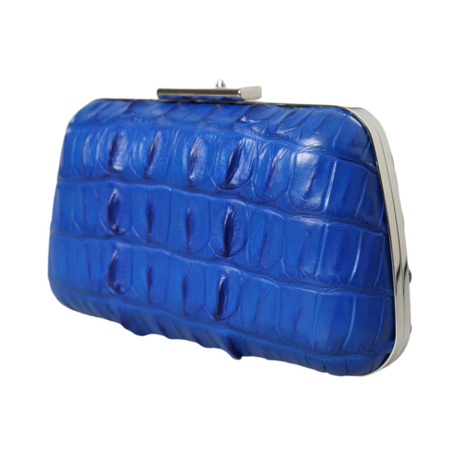 Balenciaga Clutch van krokodillenleer Balenciaga Blauw Krokodillenleer Clutch Tas large