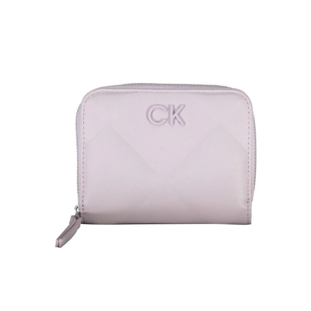 Calvin Klein Elegante rfid portemonnee met kaartsleuven Calvin Klein Elegante Paarse RFID Portemonnee met Kaartsleuven large