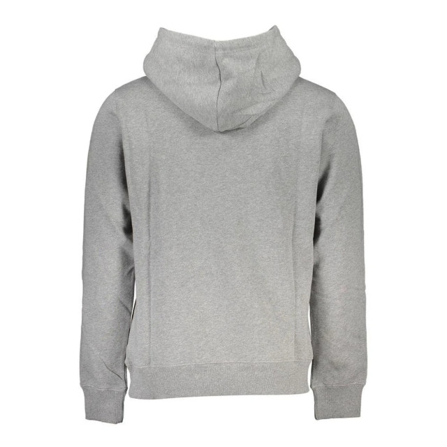 Calvin Klein Hoodie Calvin Klein Grijze Katoenen Hoodie Met Logo large