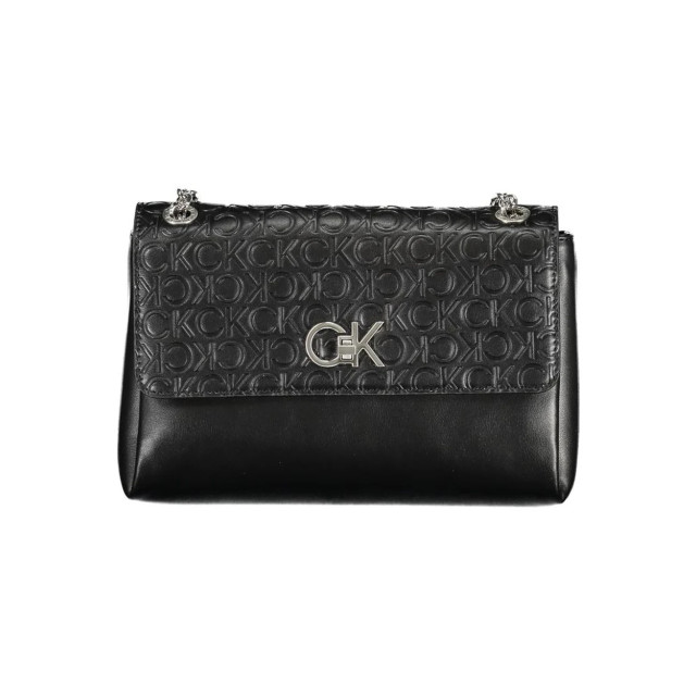 Calvin Klein Gerecyclede polyester handtas Calvin Klein Zwarte Gerecyclede Polyester Handtas large