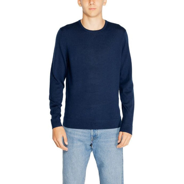 Calvin Klein Trui Calvin Klein Merino Crewneck Trui In Blauw large