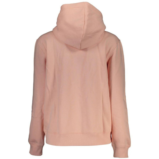 Calvin Klein Hoodie Calvin Klein Roze Katoenen Hoodie Met Logo large